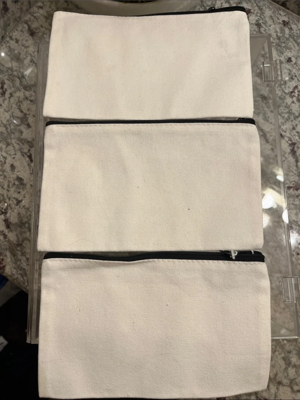 Canvas Cosmetic Bags